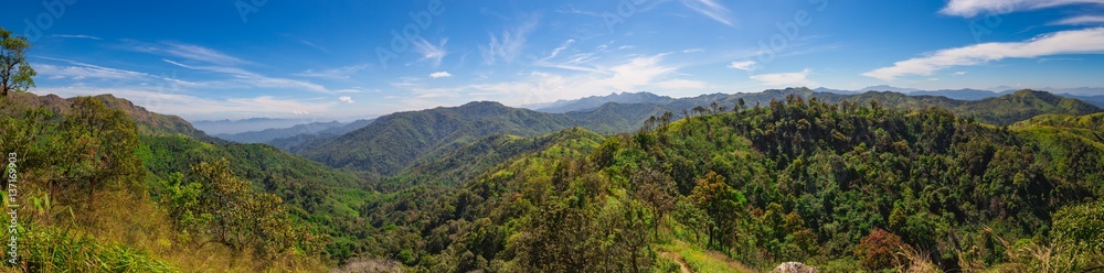 Naklejka premium Beautiful View point landscape