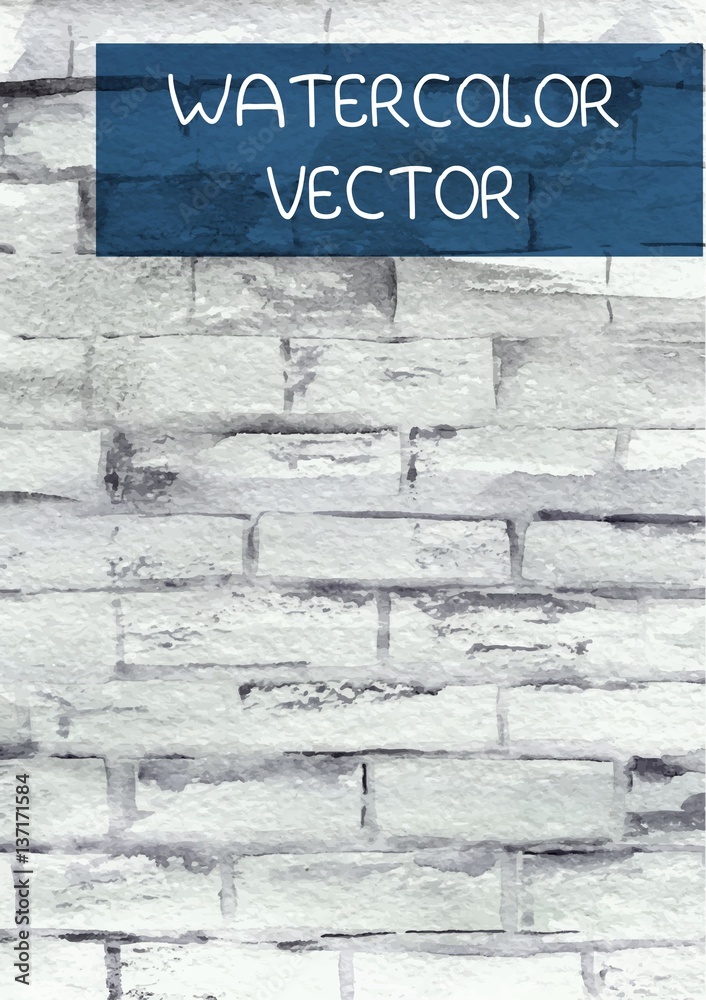 watercolor brickwall texture