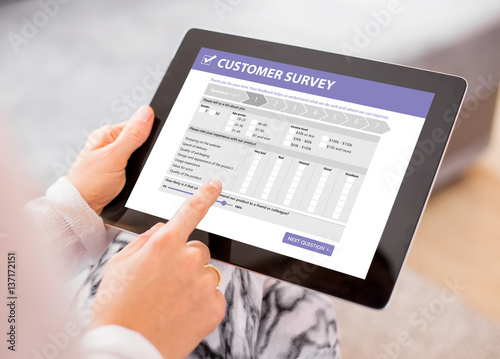 Customer survey photo