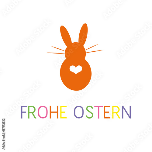Osterhase mit Herz