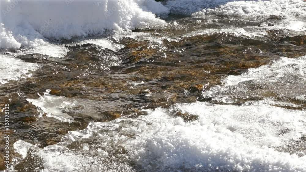 Ecological concept of nature purity. Crystal clear ice on a winter river. Ecological concept of nature purity. Crystal clear ice on a winter river.