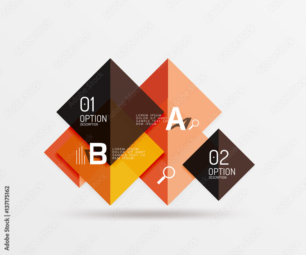 Vector square banner Vector square banner
