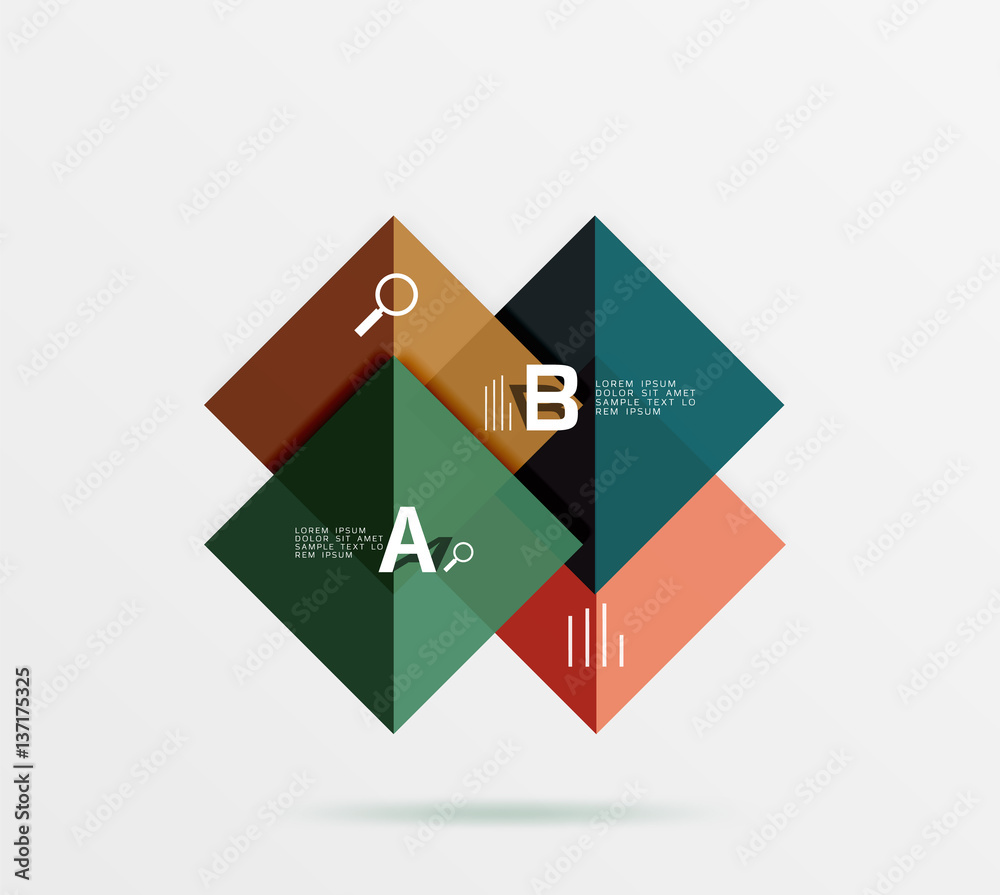 Vector square banner Vector square banner