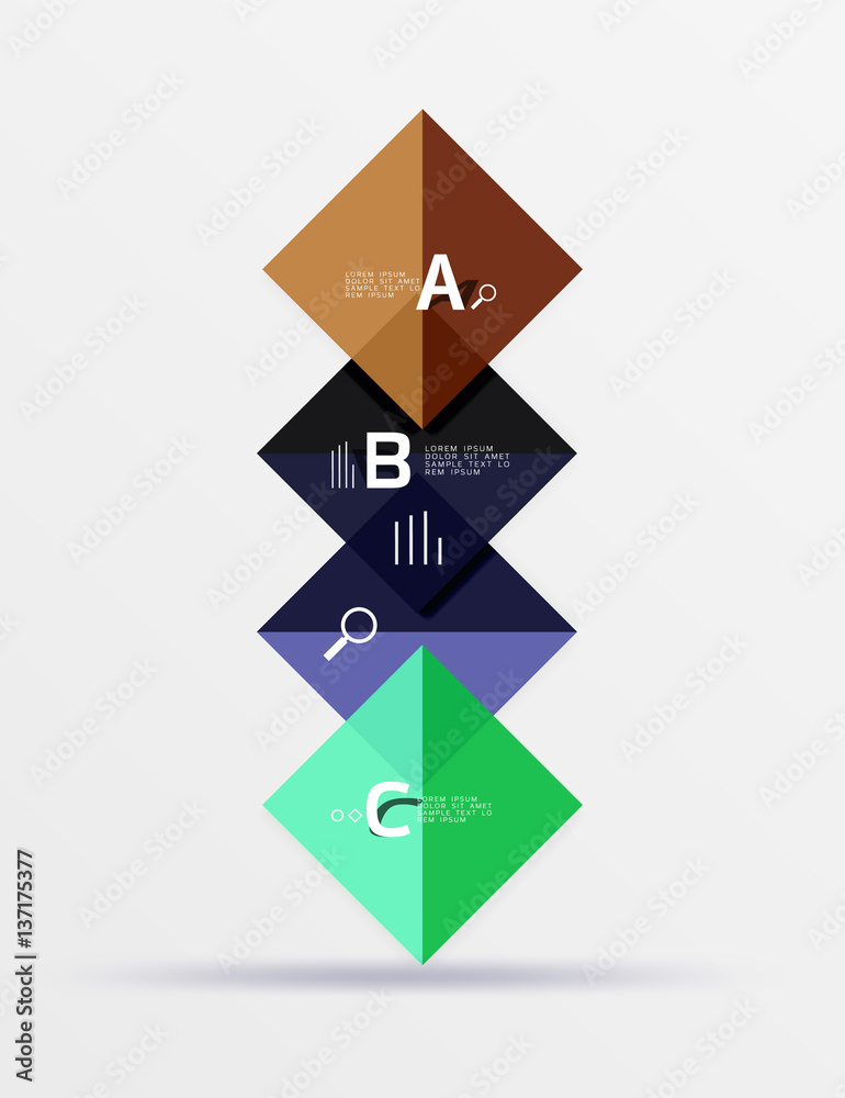 Vector square banner Vector square banner
