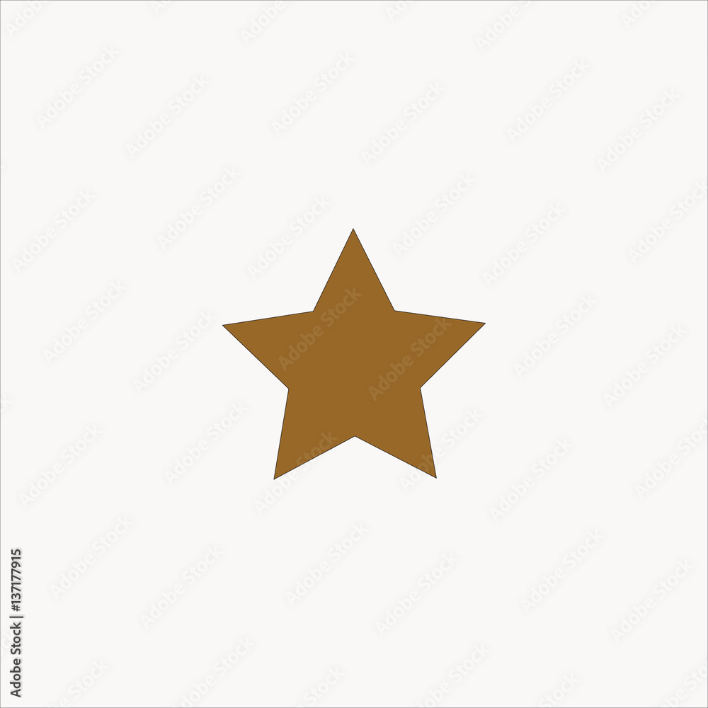 star icon flat design star icon flat design