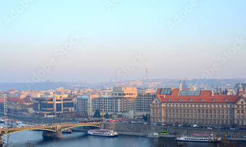 Prag Panorama mit Fernsehturm