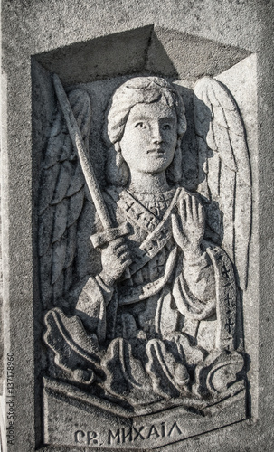 Relief of angel on the grave © romankrykh