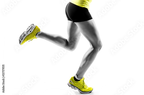 Woman's Running legs