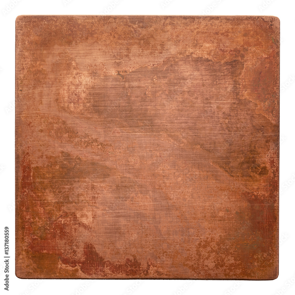 Old copper texture - obrazy, fototapety, plakaty 