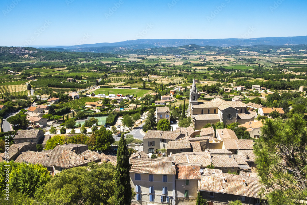 Village of Boonieux in the Provence France