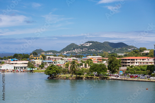 Hills in St Lucia