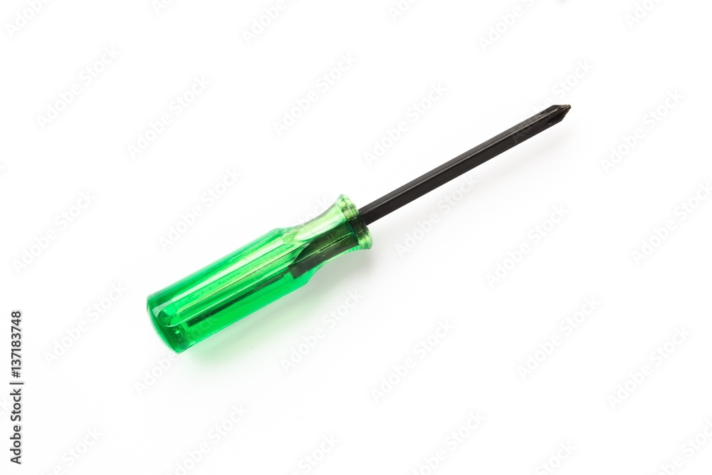 Screwdriver isolated on white background Screwdriver isolated on white background