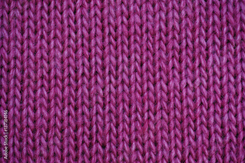 texture of lilac knitted fabric for the background