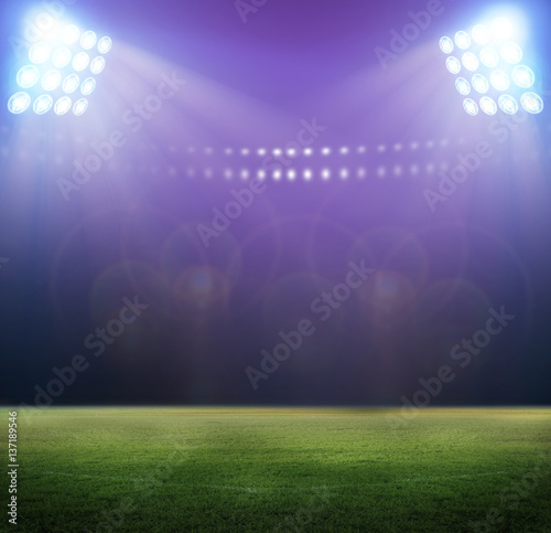 stadium in lights