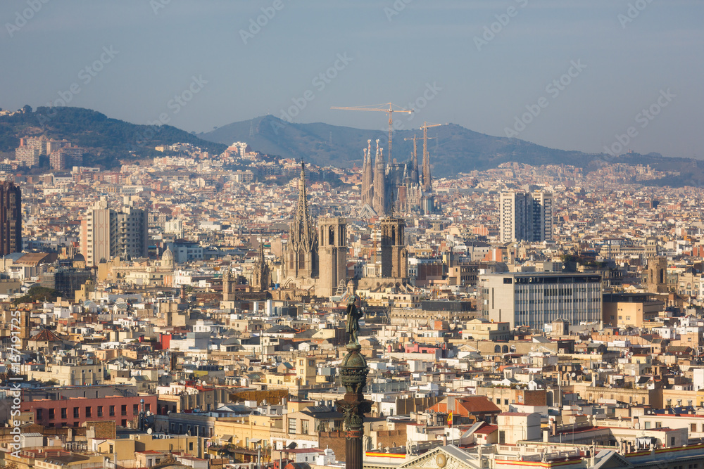 Cityscape of Barcelona