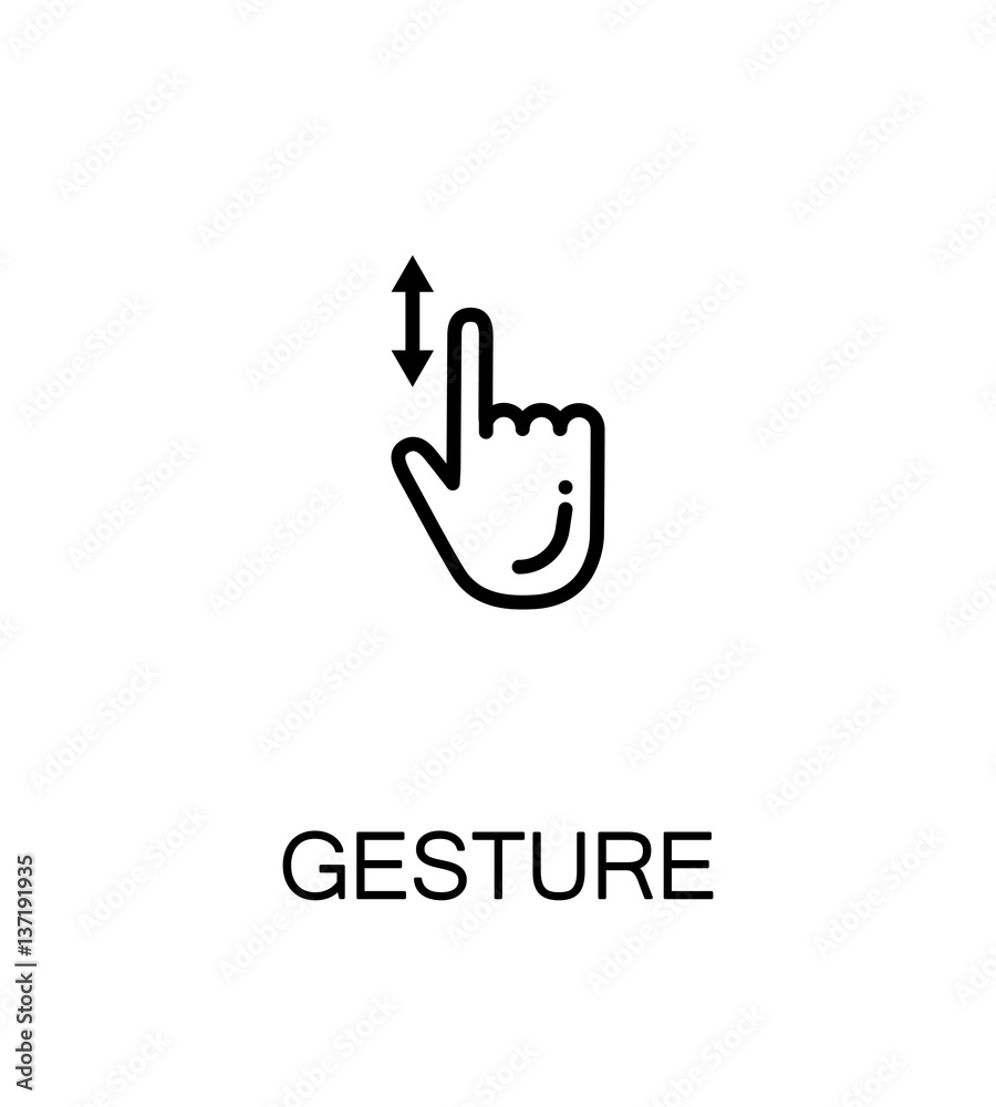 Touch screen gestures icon Touch screen gestures icon