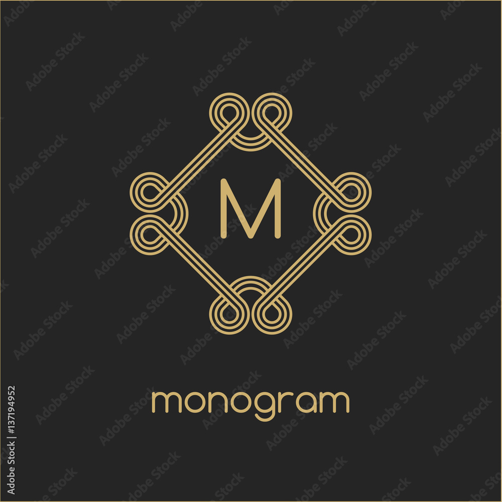 Ethnic elements of ancient civilizations. Vector logo design template and emblems in trendy linear style. Linear Gold emblem on a black background. Logo template for Cafe, Hotel, Restaurant Ethnic elements of ancient civilizations. Vector logo design template and emblems in trendy linear style. Linear Gold emblem on a black background. Logo template for Cafe, Hotel, Restaurant