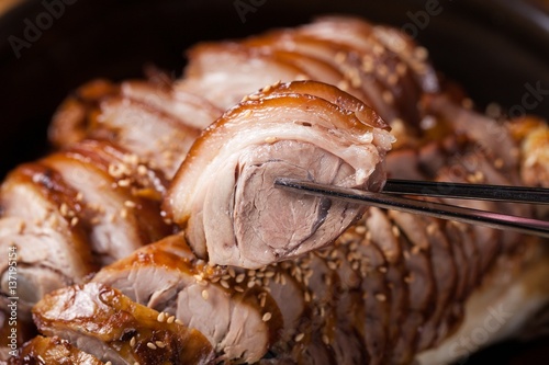 jokbal. korean style Pigs' Feet 