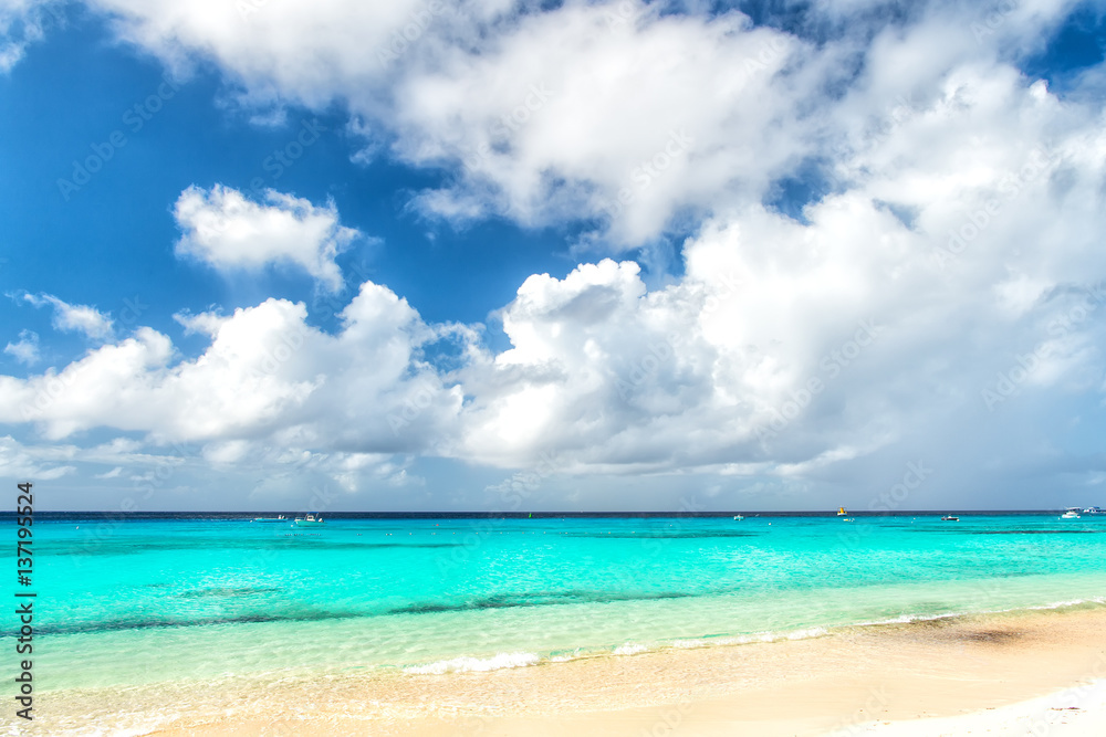 Beautiful marine view, Seascape with boats Beautiful marine view, Seascape with boats