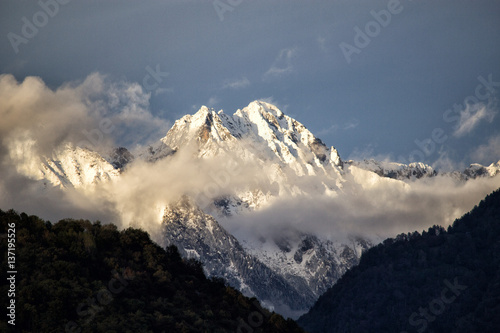 veiled mountain