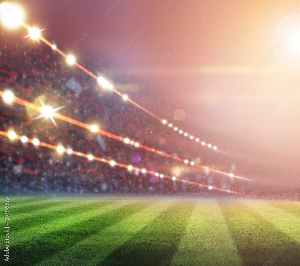 lights at night and stadium 3d render, lights at night and stadium 3d render,