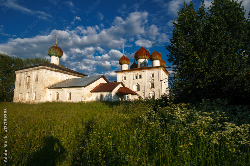 Stone churches of the Russian North (Russia, Kargopol)