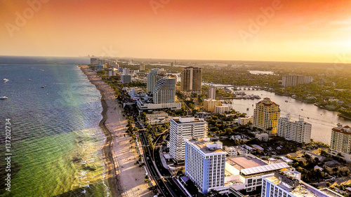 Obraz na plátně Fort Lauderdale Beach