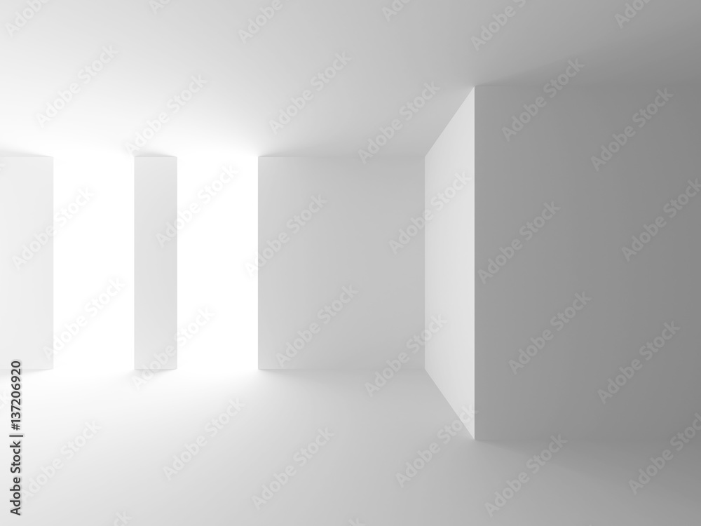 Abstract Modern White Architecture Background Abstract Modern White Architecture Background