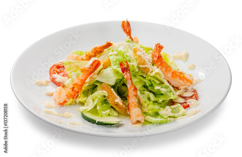 salad with seafood