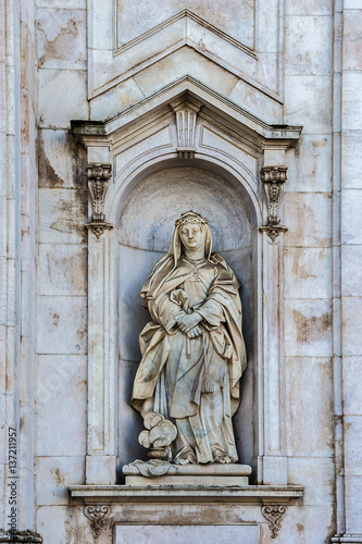 Estrela Basilica (Basilica da Estrela, 1790), Lisbon, Portugal.