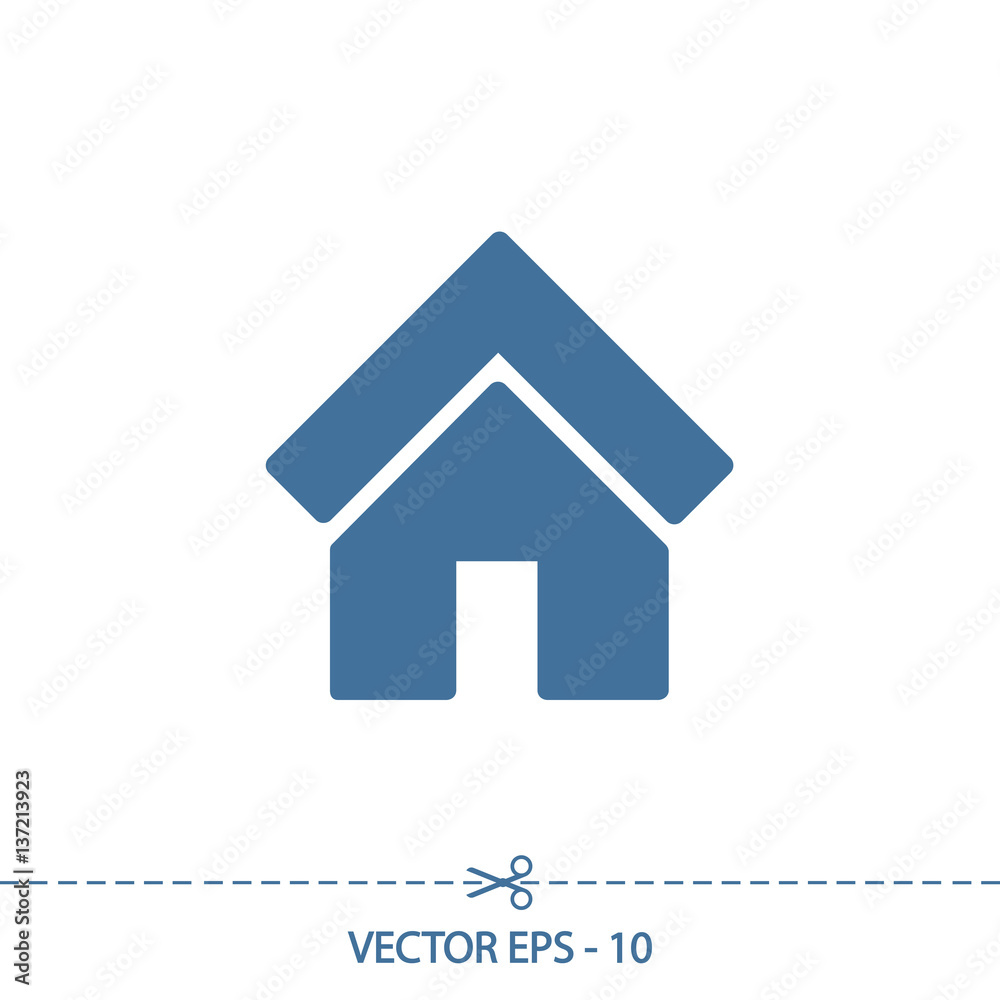 house icon, vector illustration. Flat design style house icon, vector illustration. Flat design style
