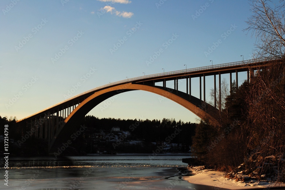 Naklejka premium Bridge
