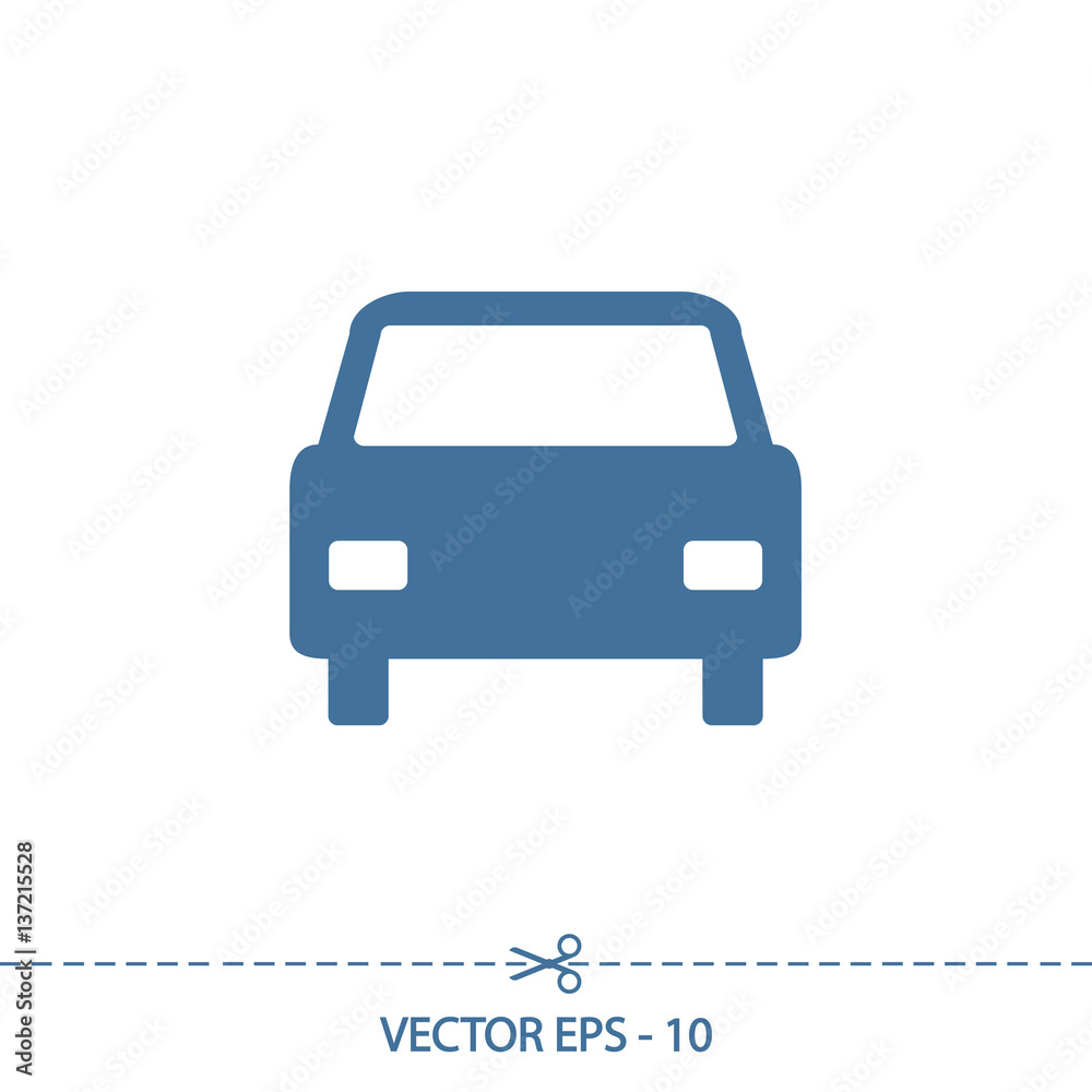Car icon, vector illustration. Flat design style Car icon, vector illustration. Flat design style