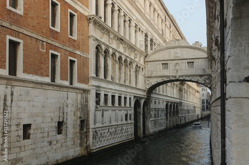 Bridge of Sighs in Venice, Veneto, Italy, Europe