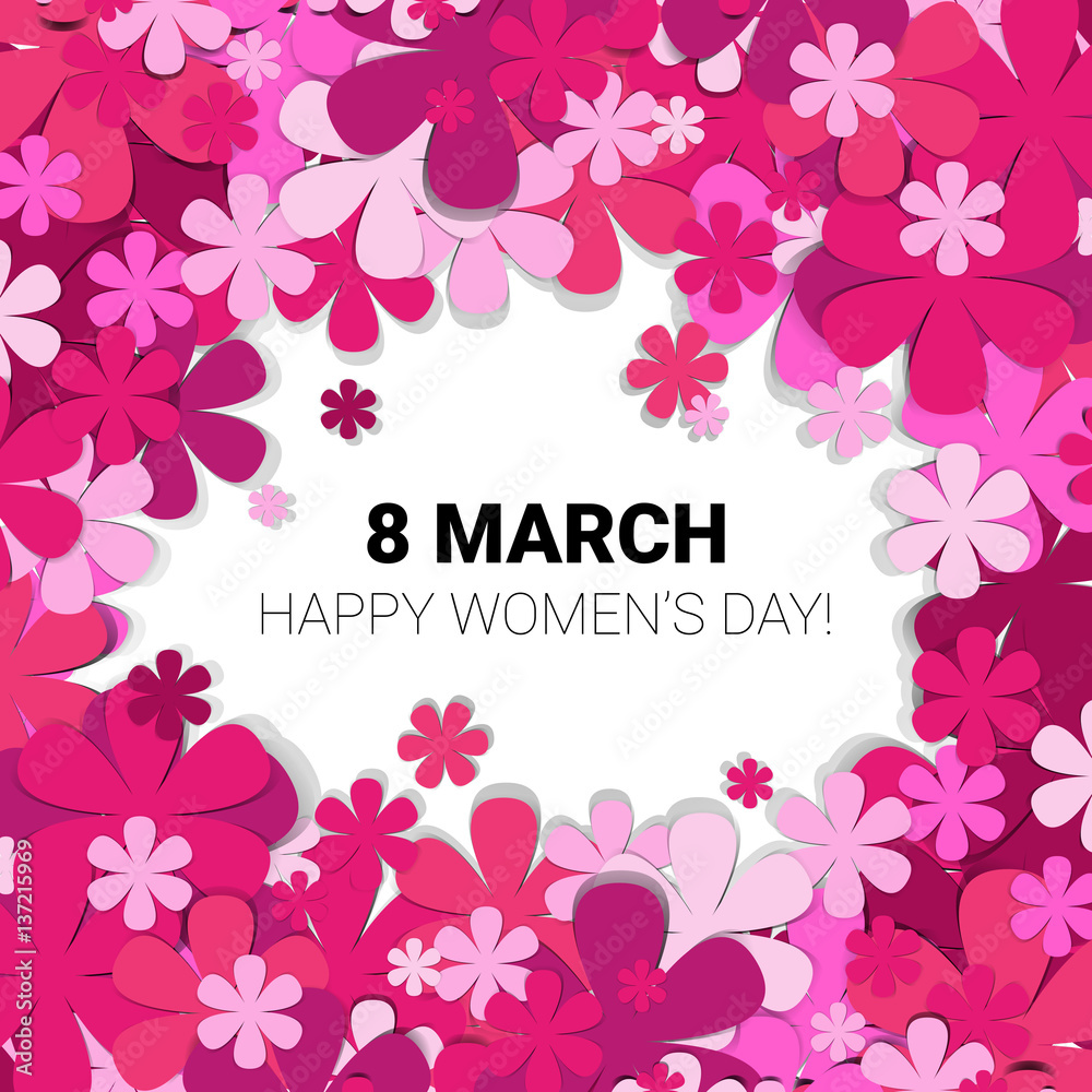 8 March International Women Day Greeting Card 8 March International Women Day Greeting Card