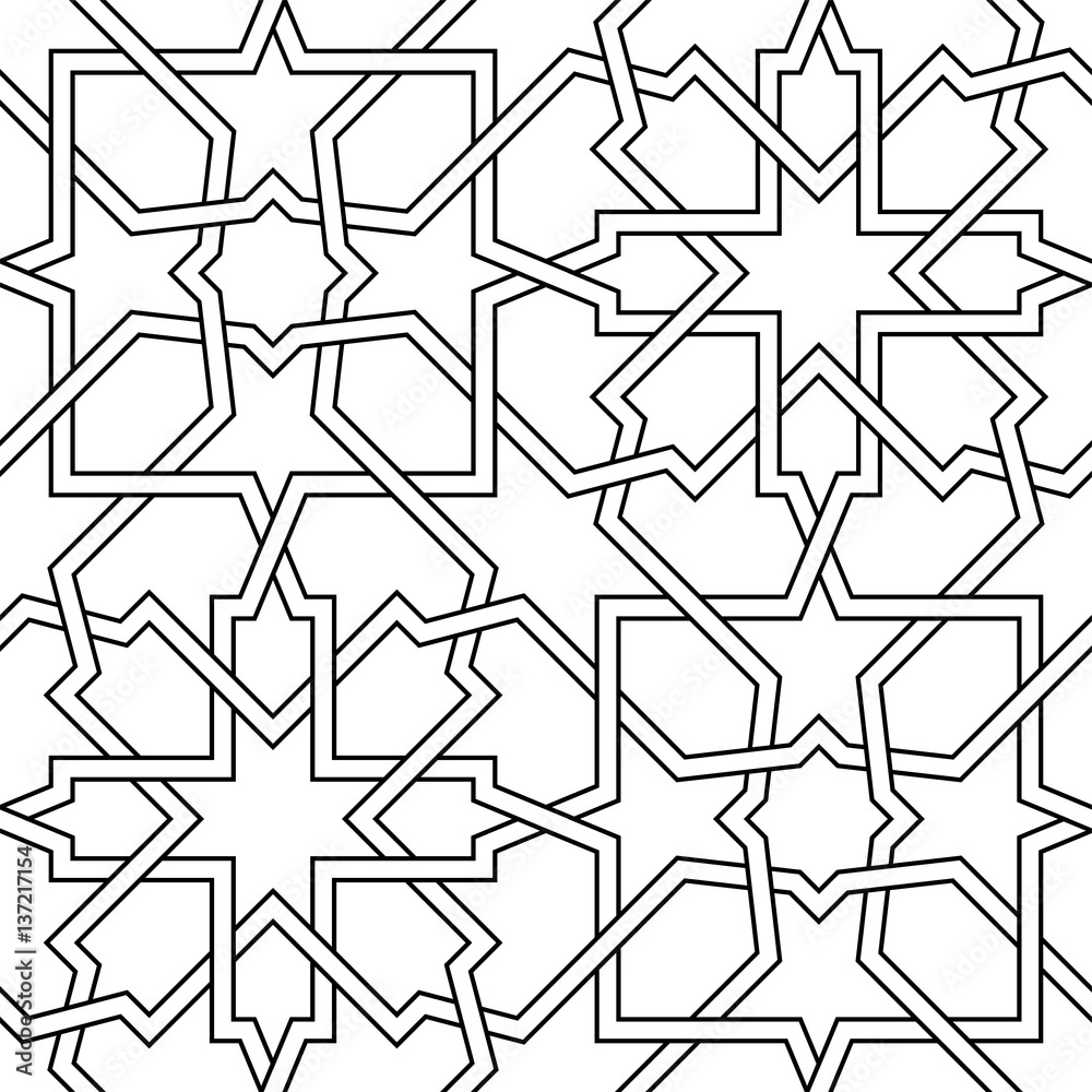 Islamic seamless vector Islamic seamless vector
