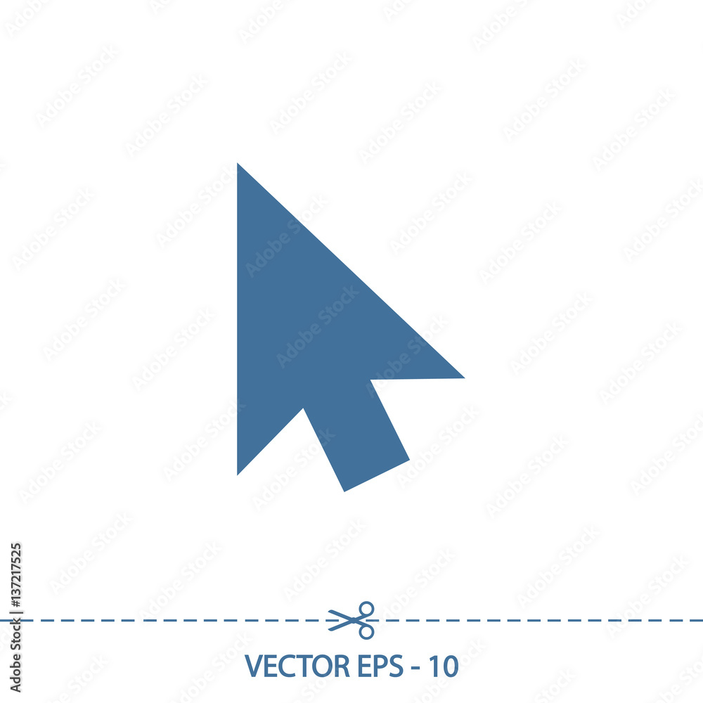 cursors icon, vector illustration. Flat design style cursors icon, vector illustration. Flat design style