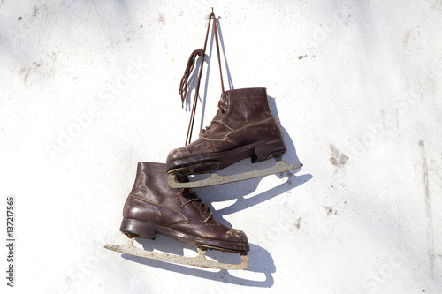 Pair of vintage figure skates
