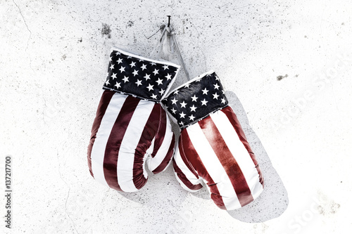 Pair of boxing gloves