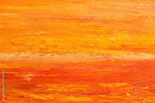 orange painted artistic canvas background