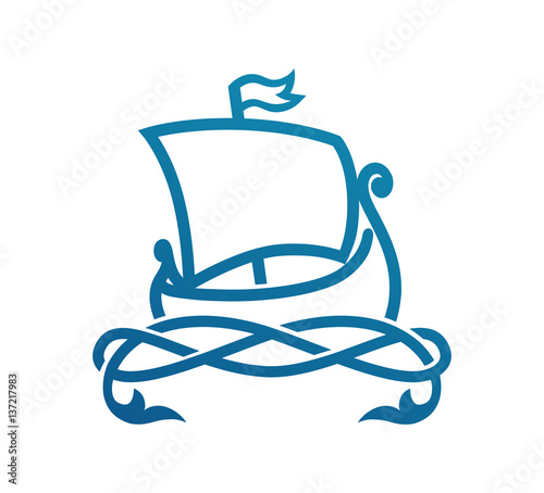 Scandinavian Longship Drakkar
