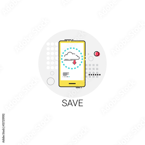 Save App Data Storage Cell Smart Phone © mast3r