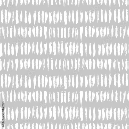 Hand drawn striped seamless pattern