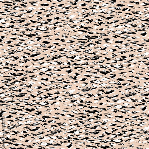 Small ditsy pattern with short hand drawn strokes