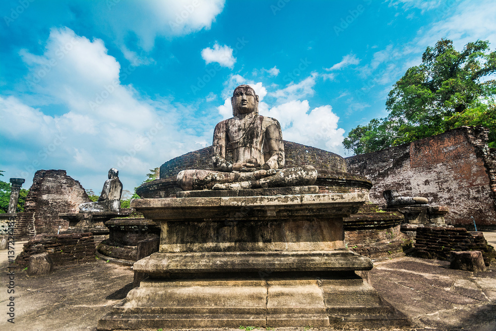 The polonnaruwa watadagaya ancient ruins in Sri Lanka The polonnaruwa watadagaya ancient ruins in Sri Lanka