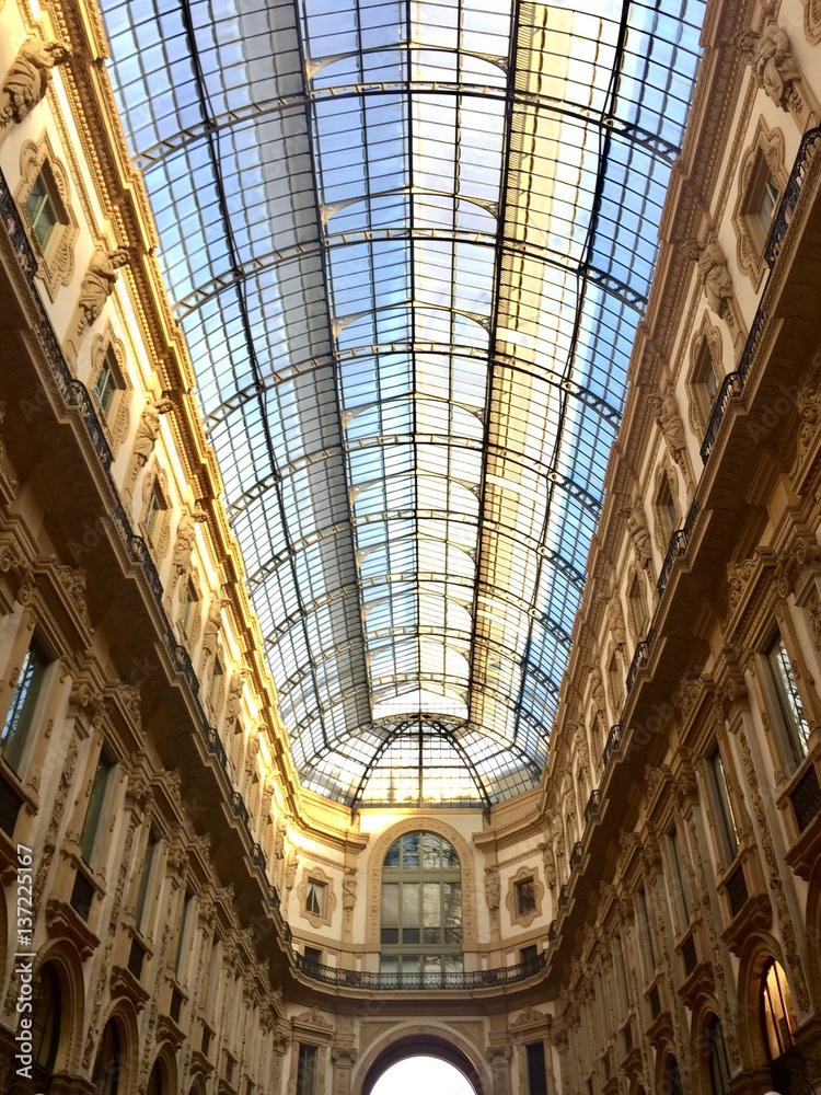 Milano, la Galleria Vittorio Emanuele