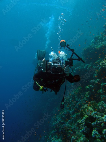 Underwater photographer