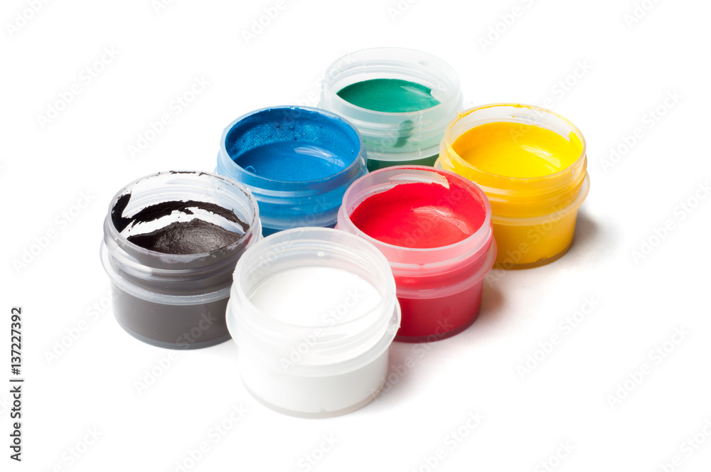 Colored gouache paint Colored gouache paint