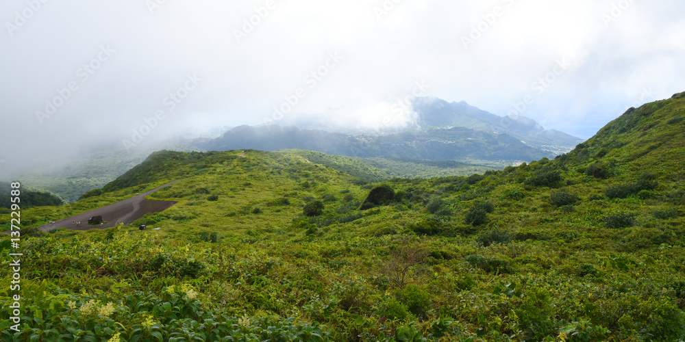 la soufrière en guadeloupe