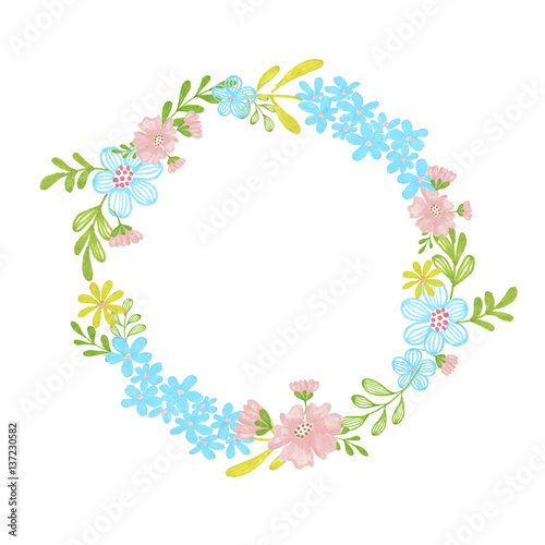 Hand-Painted Wreath